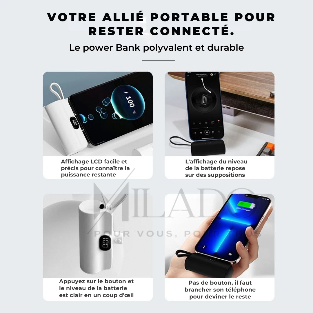 Power Bank: Liberté de charge absolue