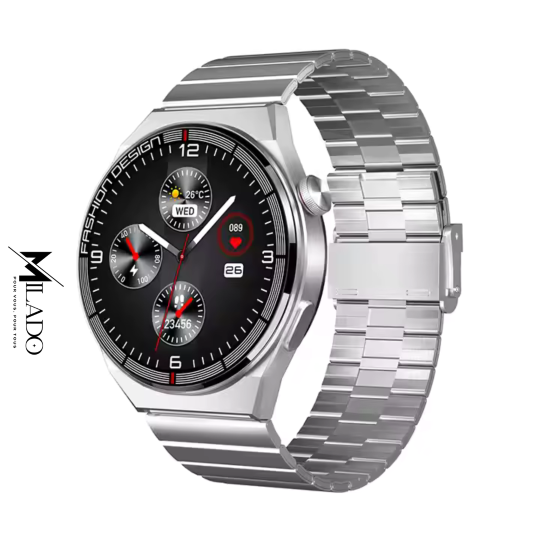 Montre Connectée H4 Pro Max - Répondez à vos appels, suivi de santé et performances sportives
