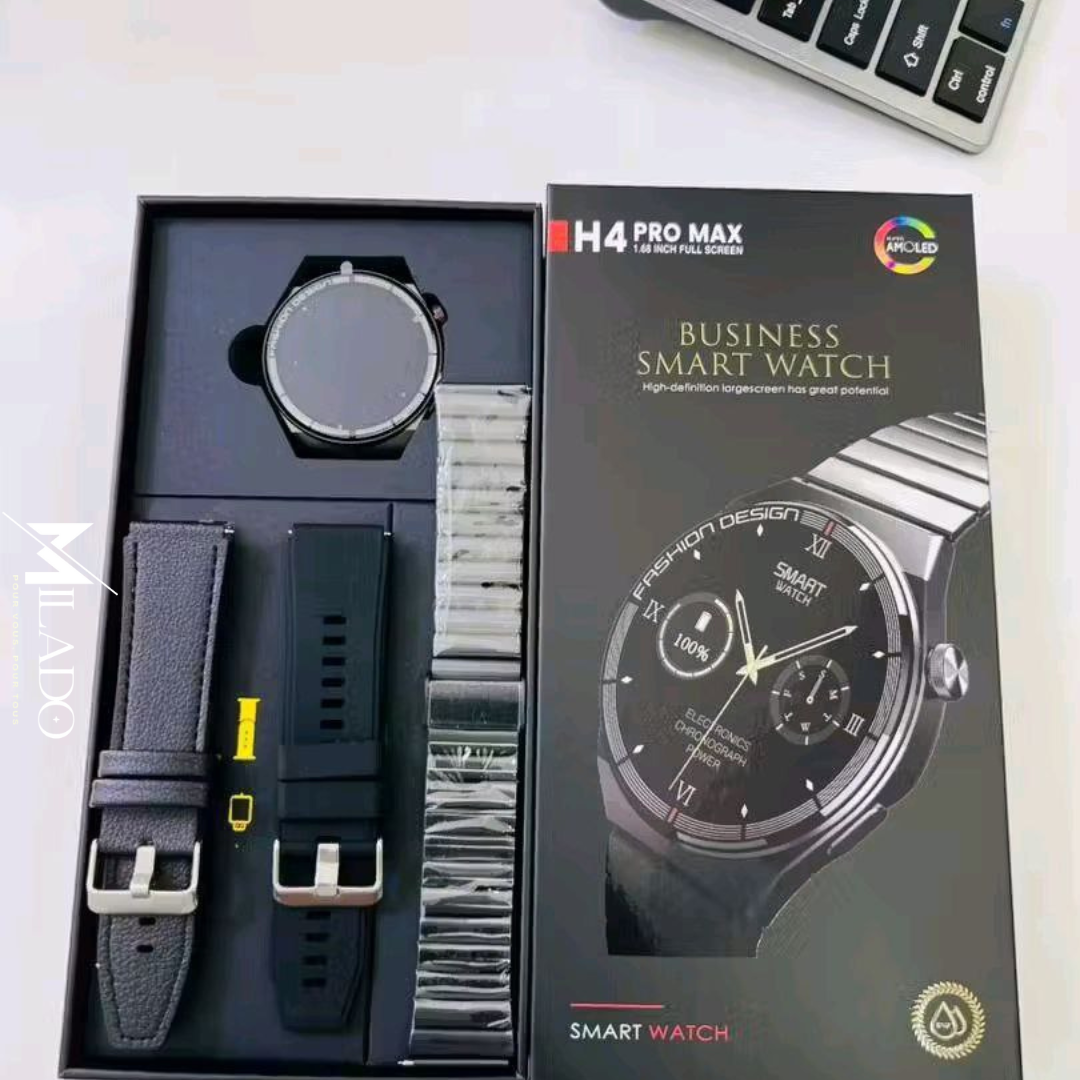 Montre Connectée H4 Pro Max - Répondez à vos appels, suivi de santé et performances sportives