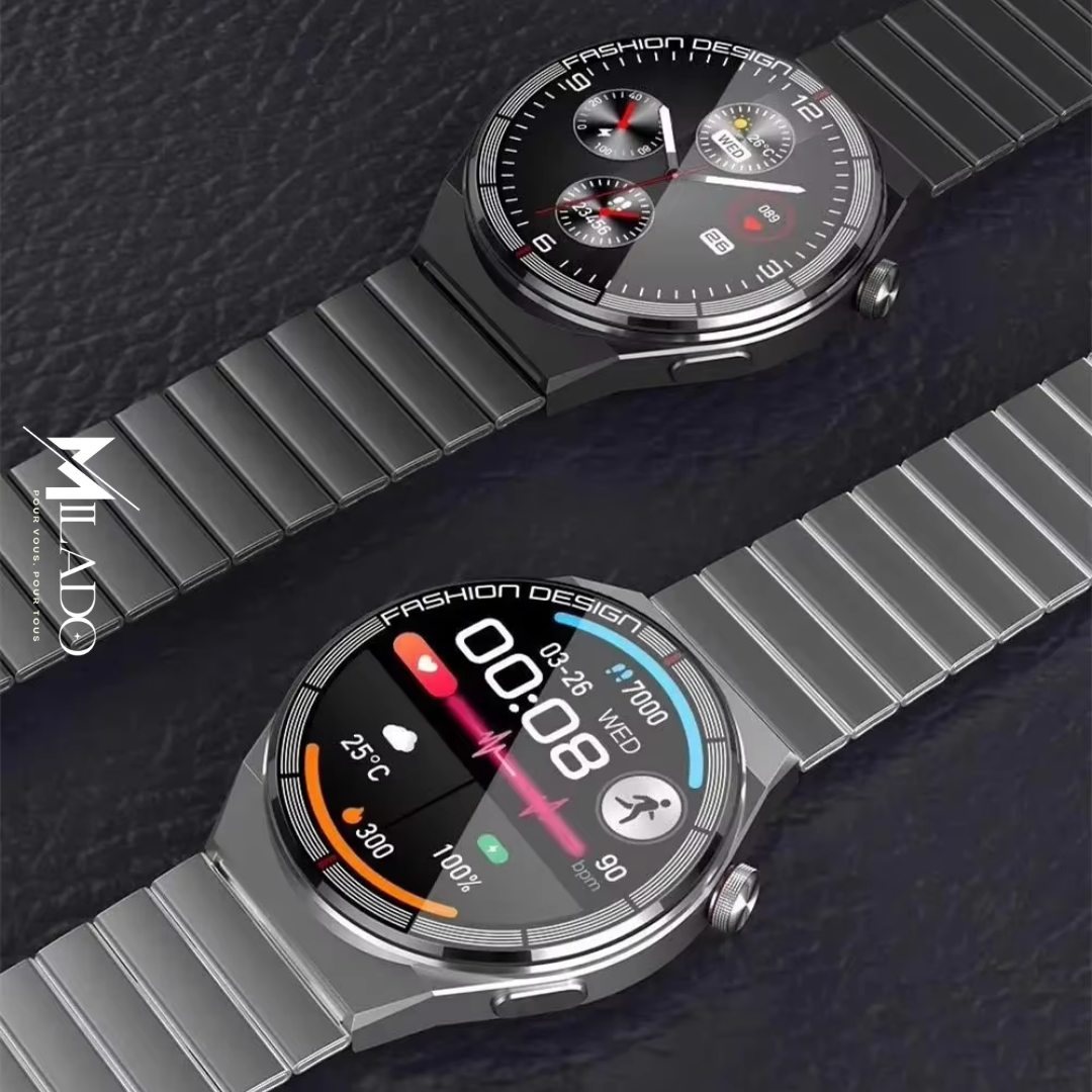 Montre Connectée H4 Pro Max - Répondez à vos appels, suivi de santé et performances sportives